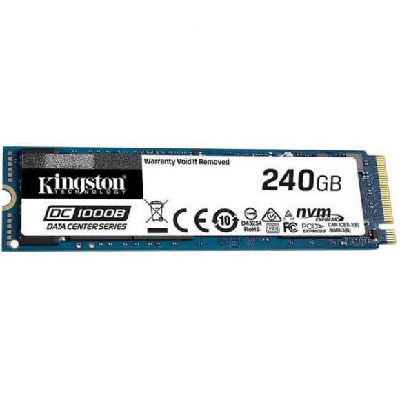 Kingston Data Center DC1000B HXS 240GB M.2 2280 NVMe PCIe 3.0 x4 SSD - Thumbnail 2